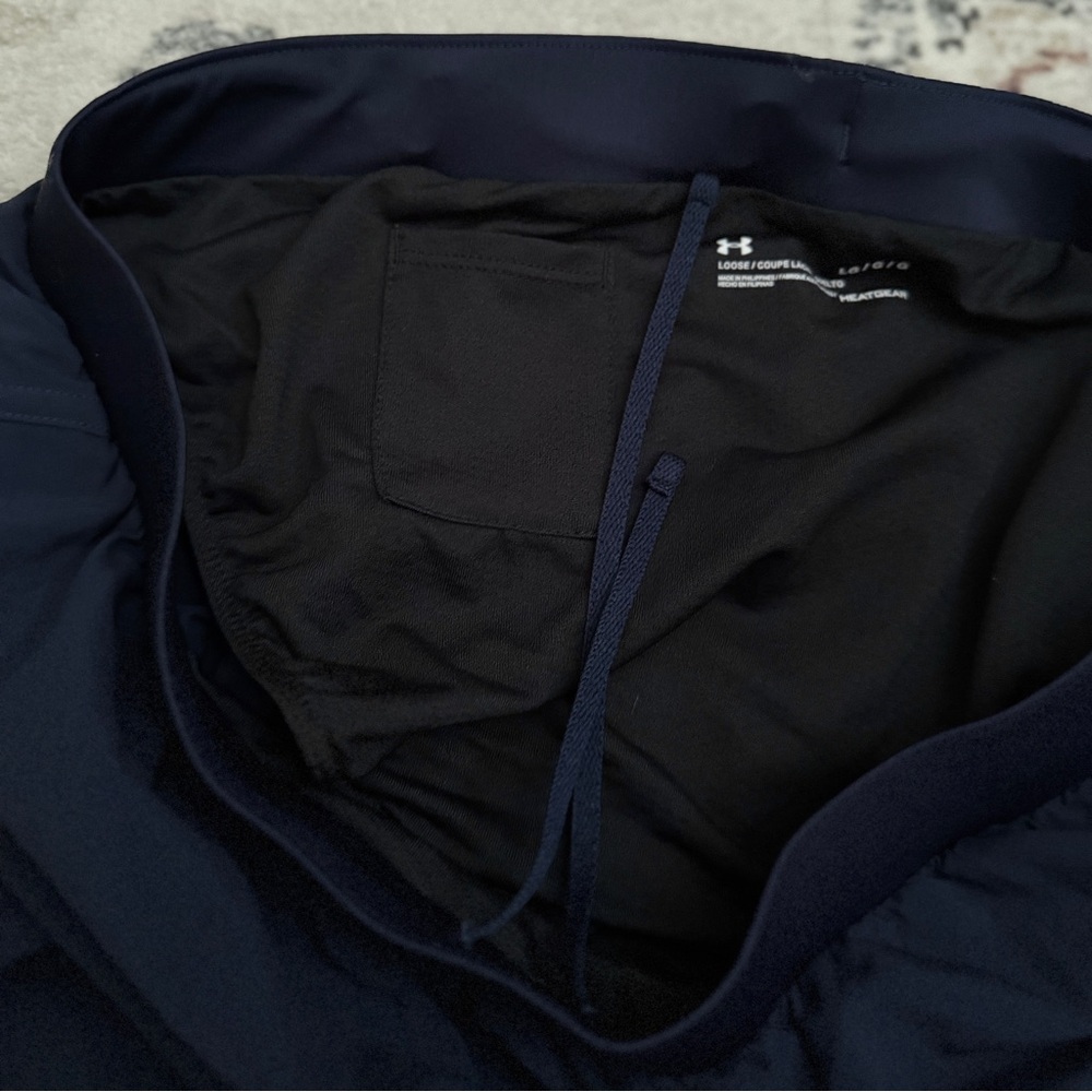 Under Armour Navy Fly-By Running Shorts - Picture 3 of 4